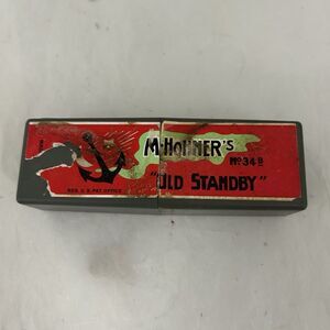 Vintage M. Hohner “Old Standby” No. 34B Harmonica w/ Original Box